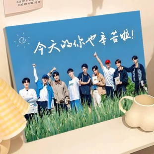 新夏十个勤天数字油画种地吧少z年后陡门DIY手工涂填色油彩装饰画