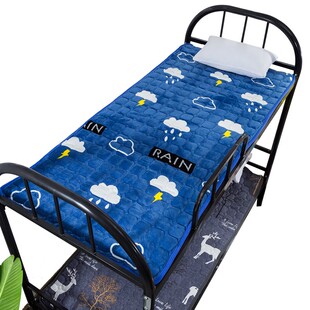 法兰绒床垫垫褥宿舍单人90cm大学学生床0.9寝室冬季 毛毯垫子1.2米