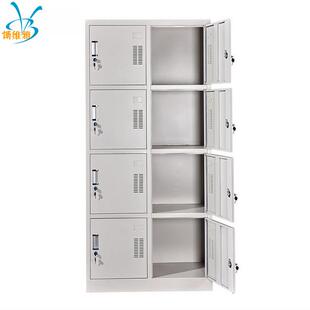 厂家供应办公文件柜 员工铁皮柜 8门文件资料柜 八门宿舍储物柜