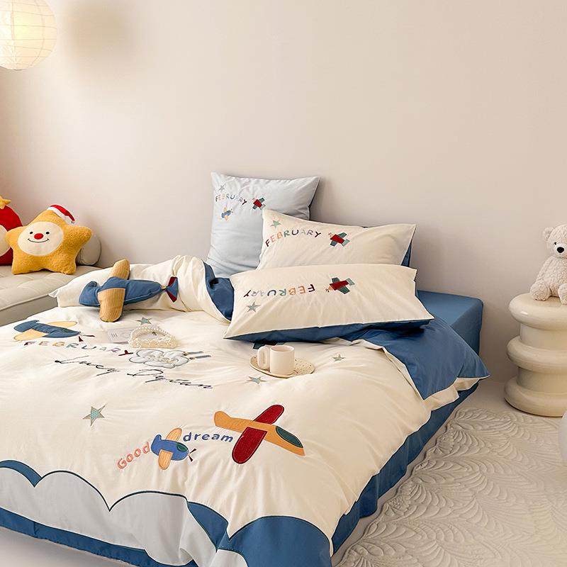 可爱风2024新款100S长绒棉床单四件套全棉纯棉被套儿童款床上用品,鲜花速递/花卉仿真/绿植园艺,割草机/草坪机,淘宝优惠券,粉丝福利购,淘宝优惠卷