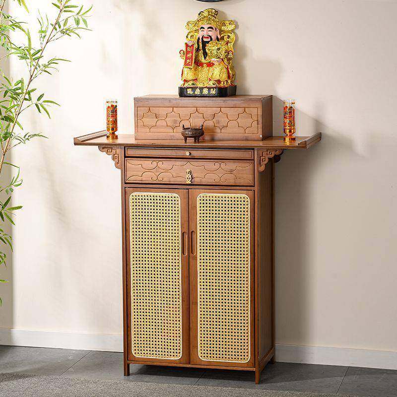 新中式入户正对门玄关台玄关桌子靠墙案台玄关柜条案供桌家用