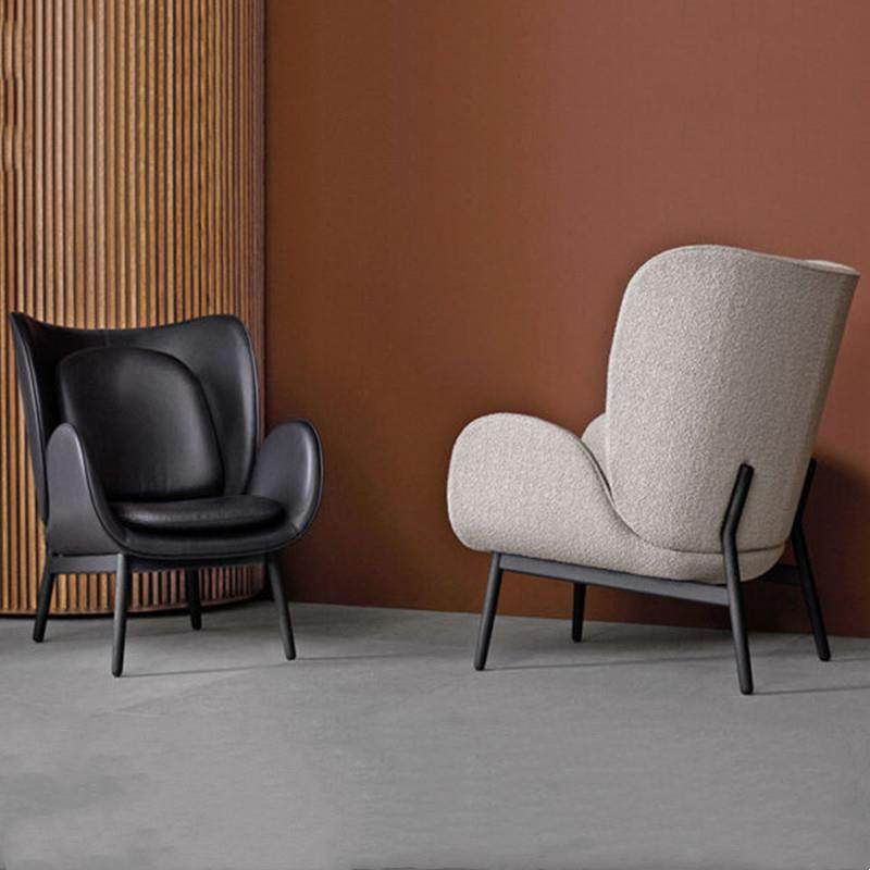 意式轻奢实木沙发椅 设计师样板间创意懒人扶手椅 客厅阳台休闲椅,电子元器件市场,其它元器件,淘宝优惠券,粉丝福利购,淘宝优惠卷