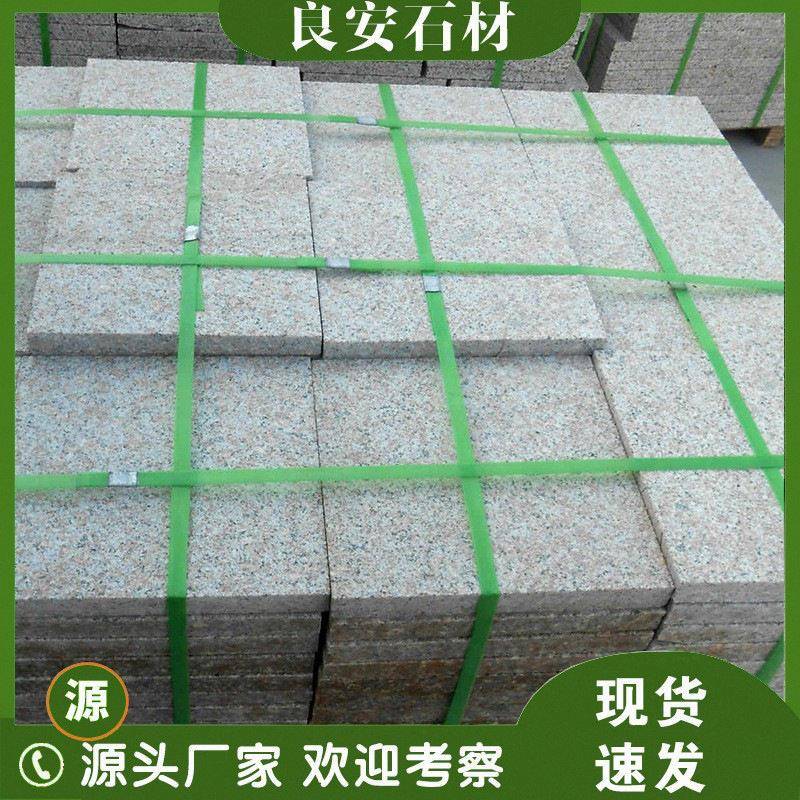 五莲红火烧板花岗岩地铺石荔枝面光面cm厚山东石岛红外墙干挂板