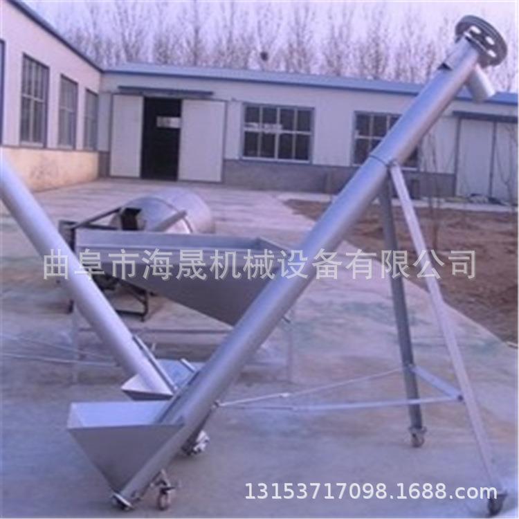 水泥粉输送泵 219尿素不锈钢绞龙上料机 海晟沙土螺旋提升机