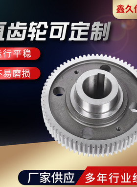 非标精密传动设备零件直齿轮工业机械输送机圆柱形齿轮