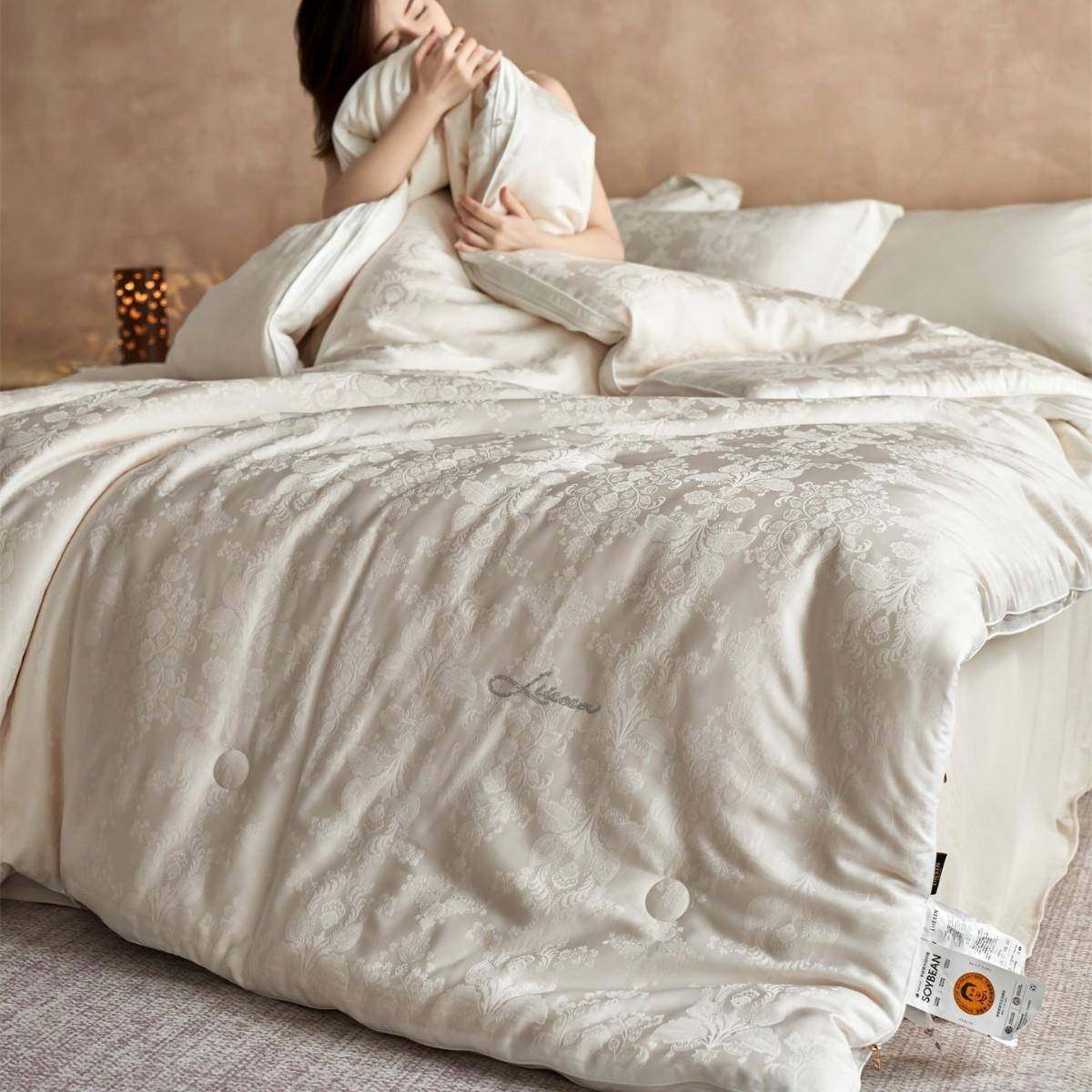A类天丝棉荣耀35李官奇大豆被 亲肤透气春秋被保暖冬被被芯子母被,3C数码配件,其它配件,淘宝优惠券,粉丝福利购,淘宝优惠卷