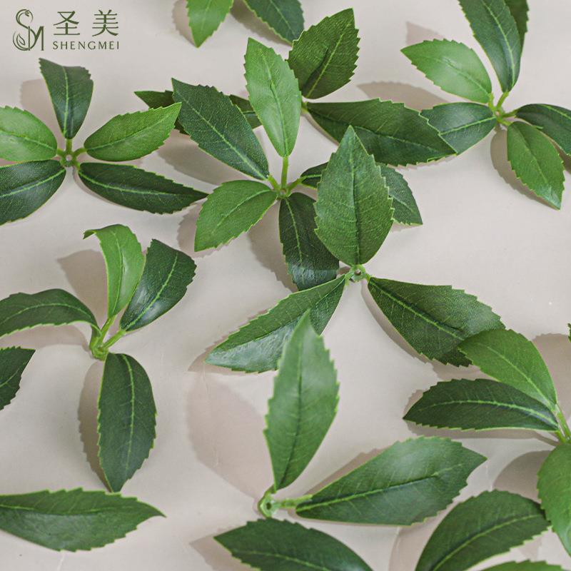 仿真植物马醉木绿植吊钟树叶工程园林造景家居装饰厂家马醉木