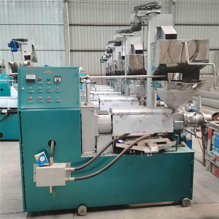 油菜籽榨油全套设备冷热两用大豆棉籽油压榨机榨油过滤一体机