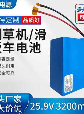 18650-3200mAh锂电池组7s5p锂电池割草机滑板车除螨仪专用电池组