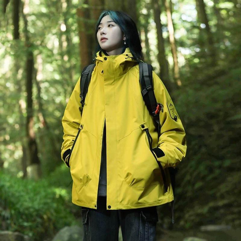 【PATA】加绒内胆冲锋衣三合一石墨烯保暖两件套情侣户外秋冬新款