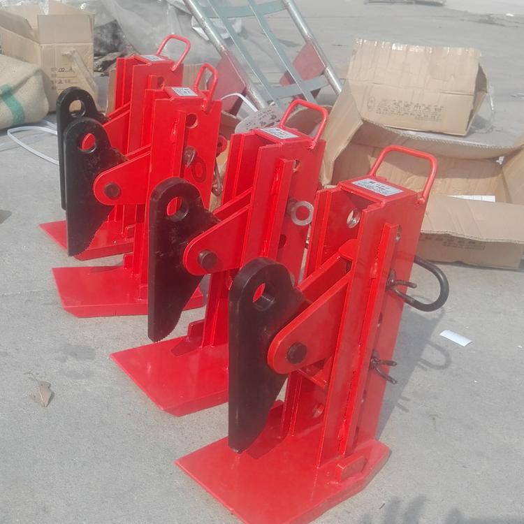 机械圆钢吊钳圆钢管起重吊夹具钢管钳1吨2吨3吨YG型圆钢夹钳