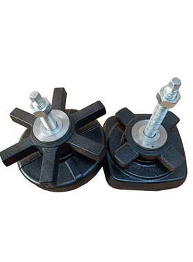 WAM04/08重载型可调节防震脚杯橡胶底座支脚机床垫脚 怡合达同款