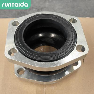 NG耐油橡胶软连接NBR Rubber Expansion Joint菱形法兰橡胶软接头