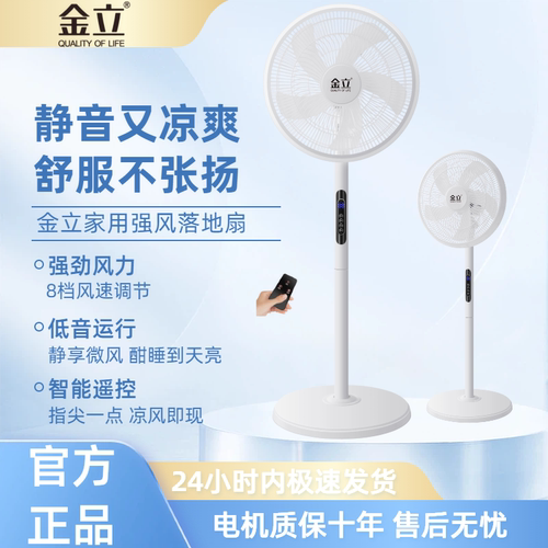 金立落地扇遥控定时摇头节能省电