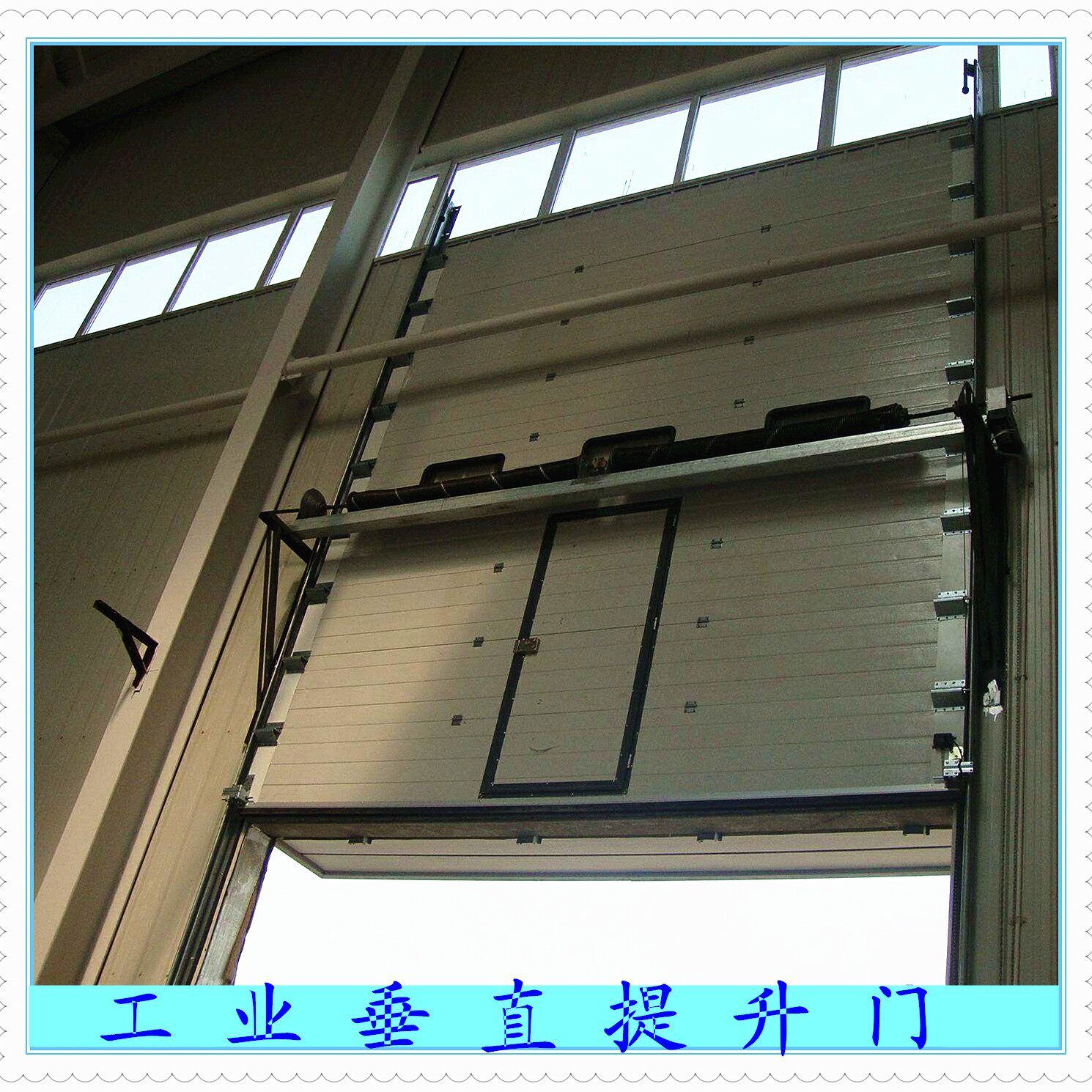 济南厂家销售工业提升门配件车间厂房门电动卷闸门重型推拉门