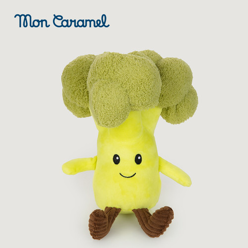 Mon Caramel可爱西兰花毛绒创意蔬菜潮玩包挂饰绿朵西兰晃晃