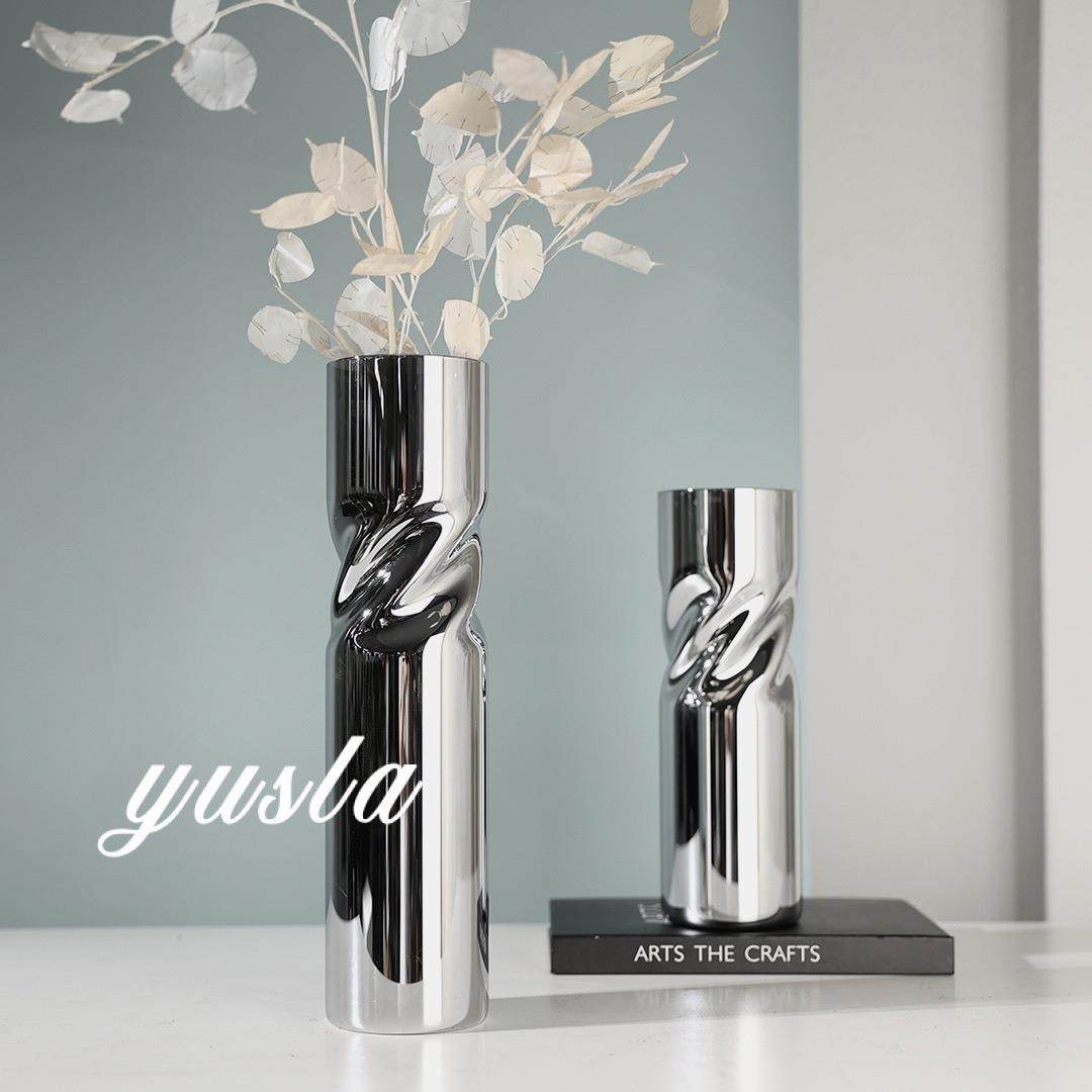 极简风客厅茶几插干花瓶售楼处玻璃餐厅桌面花器别墅摆件软装饰品,3C数码配件,其它配件,淘宝优惠券,粉丝福利购,淘宝优惠卷