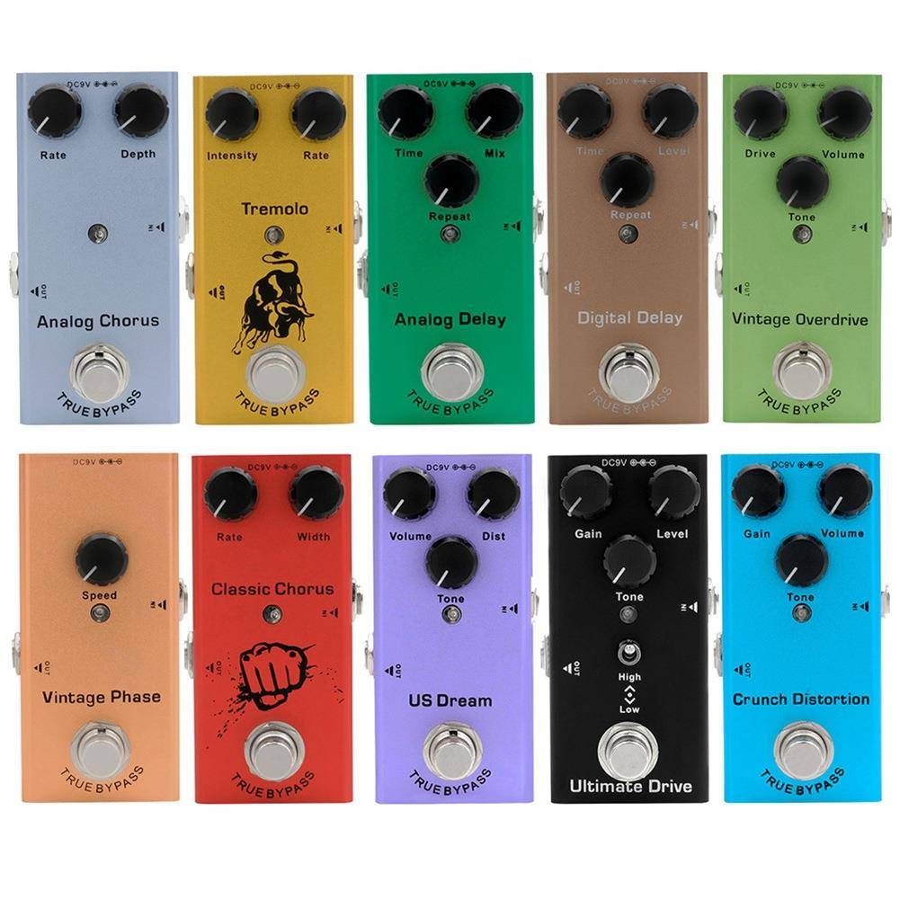 电吉他单块mini效果器踏板 电吉他迷你便捷式效果器