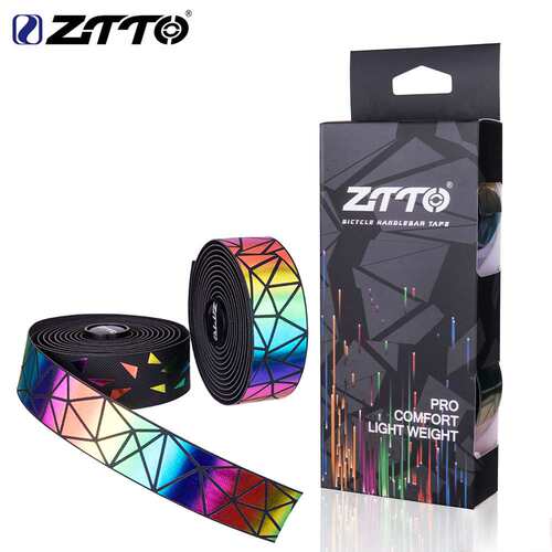ZTTO金属渐变把带 新款公路自行车把带绑带减震吸汗单车炫彩把带