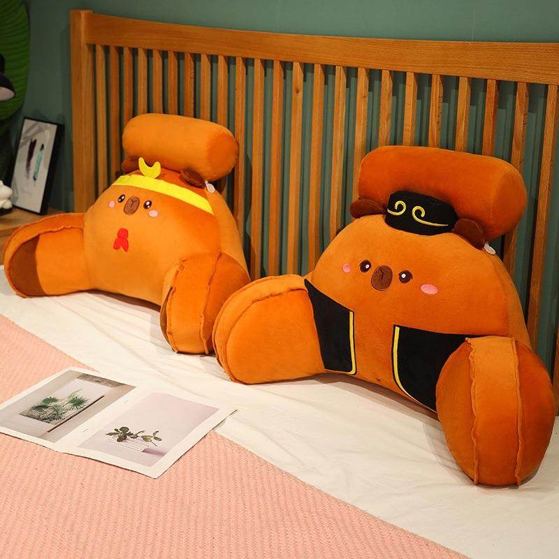 可爱水豚腰靠床头靠垫护腰久靠椅垫沙发靠背车载靠枕飘窗榻榻米垫,3C数码配件,其它配件,淘宝优惠券,粉丝福利购,淘宝优惠卷