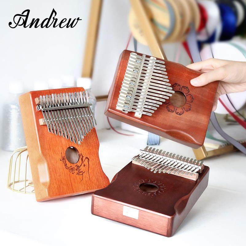 拇指琴andrew卡林巴琴kalimba17音21音桃花芯初学手指钢琴乐器,特色手工艺,其他特色工艺品,淘宝优惠券,粉丝福利购,淘宝优惠卷