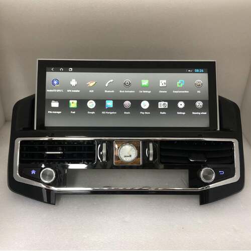 适用16-21款酷路泽12.3寸中控大屏安卓车载智能导航仪无线Carplay