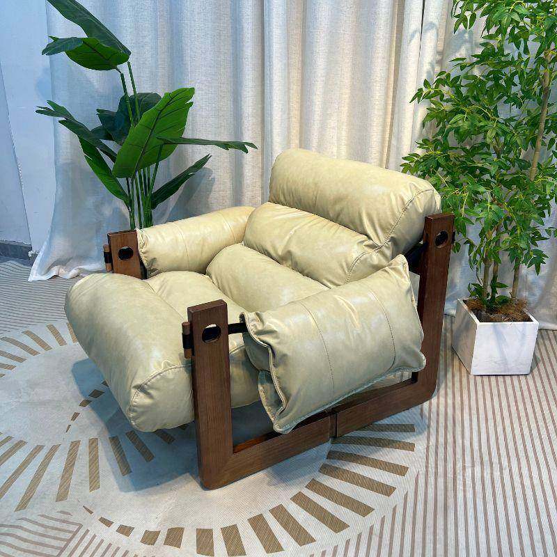 单人休闲沙发椅懒人沙发泽西岛椅客厅卧室家用设计师椅服装店沙发