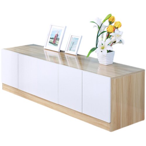 实木飘窗柜窗f台卧室储物柜阳台柜地柜矮柜阳台储物柜置物简易定