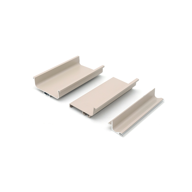 橱柜免拉手铝材型材uo型槽l型羊绒灰免拉手暖白色橱柜门隐形免把