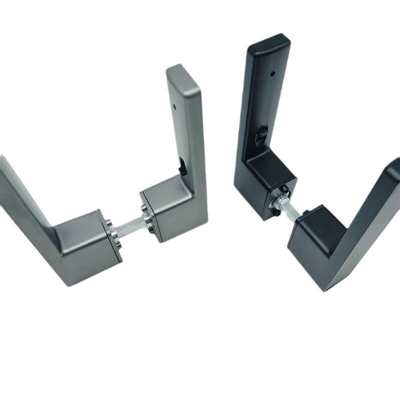 极简约木门锁把室内卧室门锁磁吸静音门锁隐形暗藏锁芯生态门把手