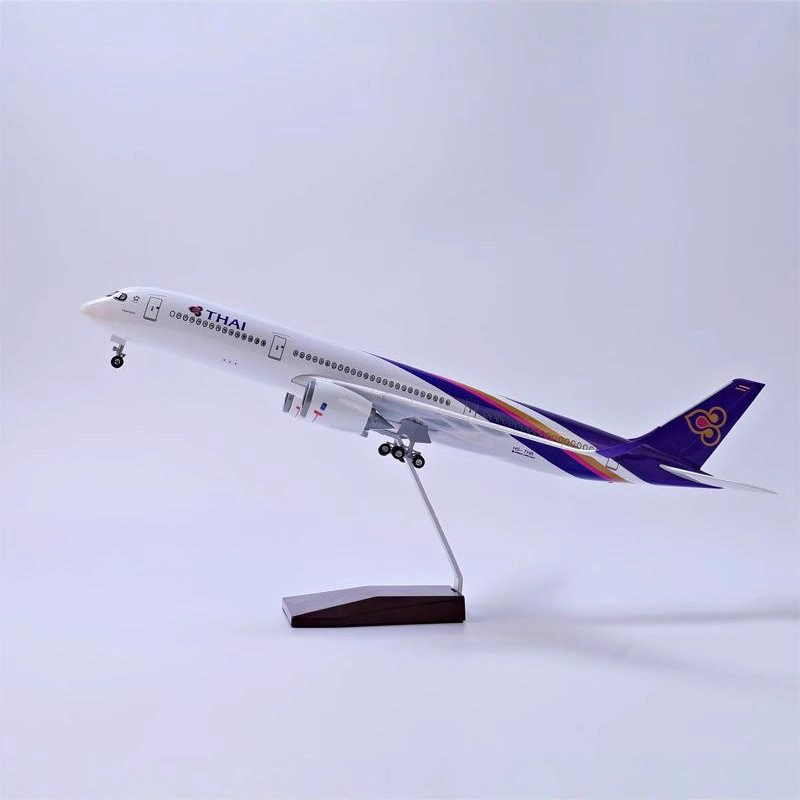 47CM空客350仿真声控灯飞机模型