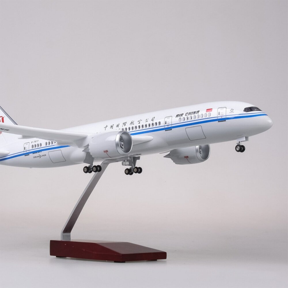 43CM波音B787仿真拼装飞机模型
