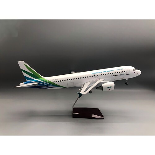 47CM空客A320澜湄航空飞机模型仿真客机带轮带灯静态航模玩具摆件