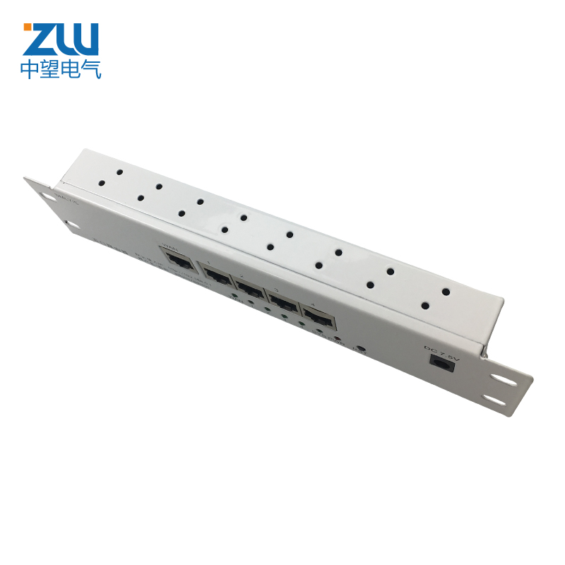 家用路由器模块1进四出 弱电箱数据模块 五口路由器小型交换机