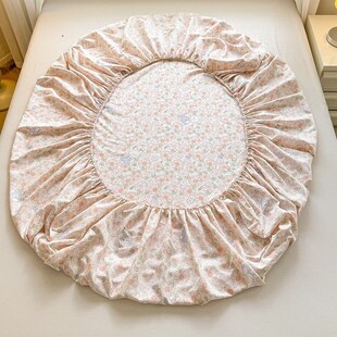 韩式花卉水洗棉床笠单件全包围床单席梦思床垫套单人宿舍防滑床罩