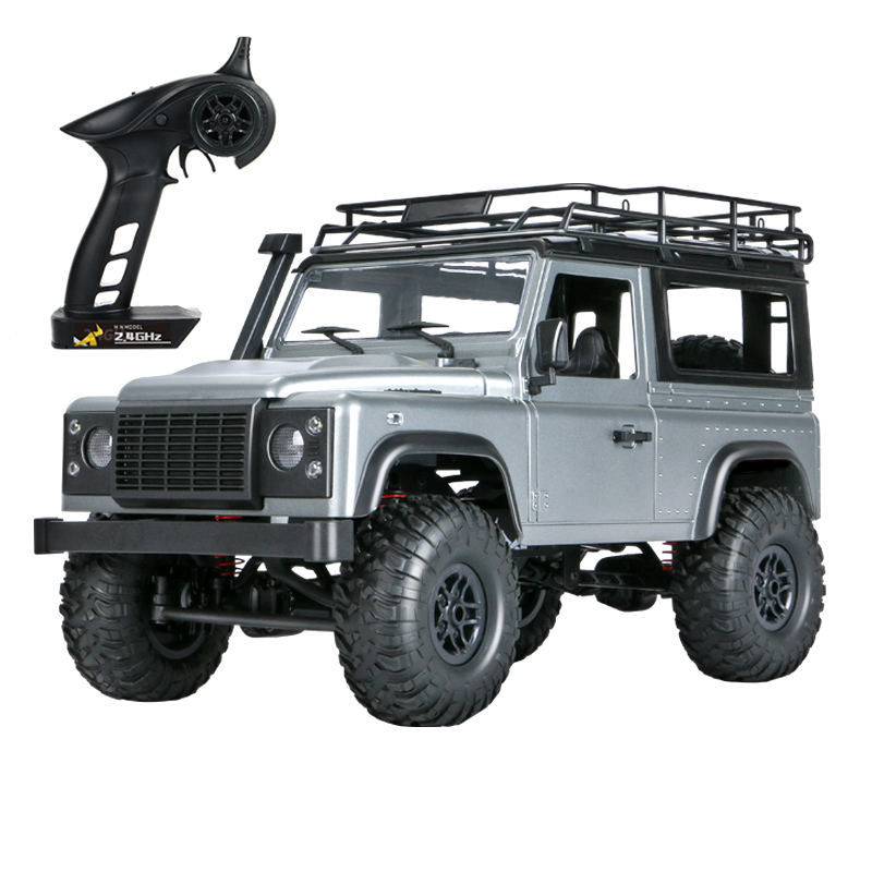 防水莽牛99s路虎卫士d90遥控越野车四驱全比例儿童rc攀爬汽车模型