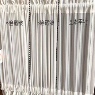 绷纱帘免打孔遮玻璃隔断内开窗帘透光不透人白纱魔术贴卫生间门帘