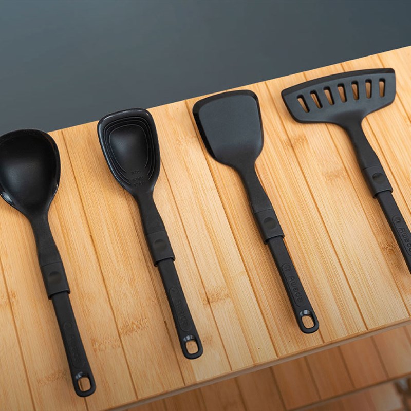 AWADA户外露营便携折叠3餐具厨具汤勺鱼铲饭勺