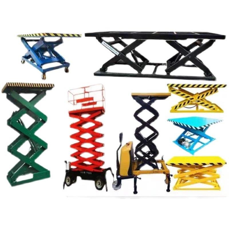 定做电动液压升降平台车剪叉式升降机固定旋转舞台工作业台1/2吨