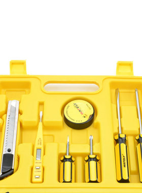 威特力 12件家庭工具组套 12PC家用工具组合包 套装工具 JYZT012