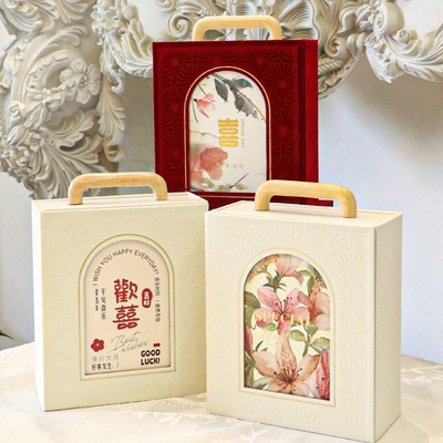 伴娘伴手礼盒高级感520生日礼物包装盒空盒结婚喜糖盒伴手礼盒子