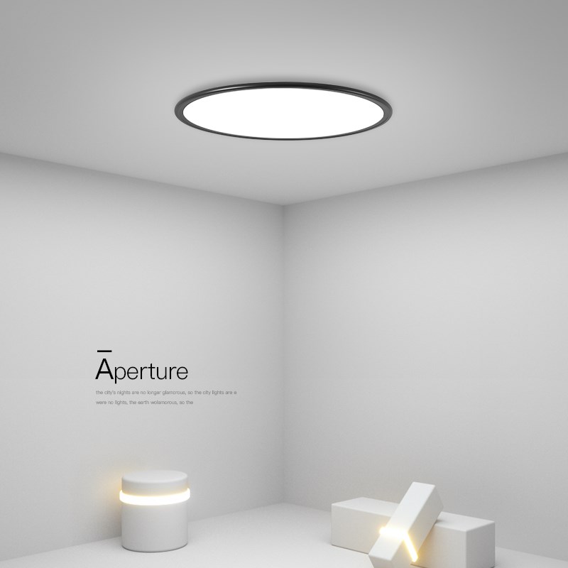 超薄卧室灯led吸顶灯简约创意圆形北欧大气餐厅灯客厅灯灯具