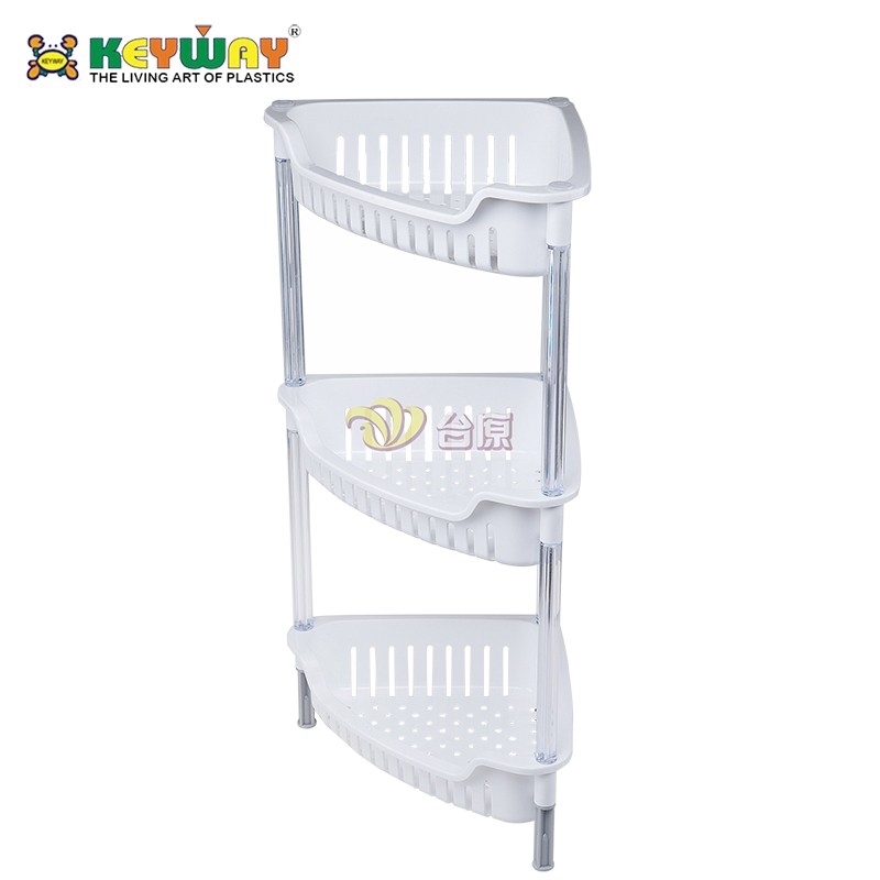 置物架塑料多层收纳架桌面卫生间储物架落地2层3层厨房调味架客厅