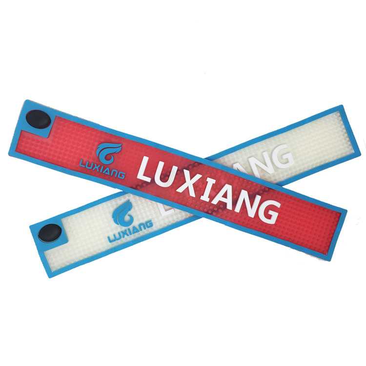 酒吧垫滤水加厚垫防滑沥水垫可定制定制形状LOGO LED发光吧台垫