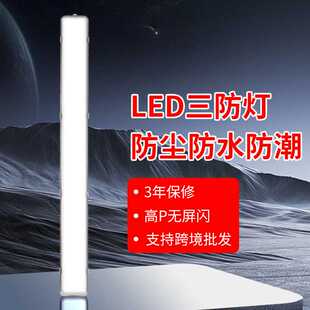 T8三防灯外壳1.2米不绣钢防水外壳LED双管PC罩桥梁防爆支架外壳灯
