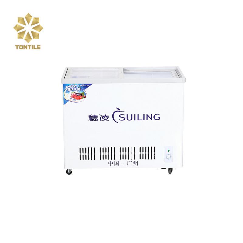 穗凌 WT4-226双温冰柜卧式玻璃展示柜冰柜商用冷柜冷冻冷藏保鲜柜