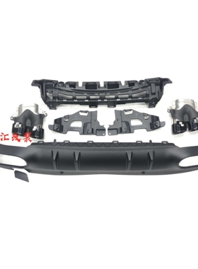 奔驰CLS 53AMG后唇 CLS改装后唇 W257 CLS 53后唇四出后唇