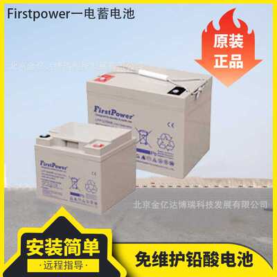 Firstpower一电蓄电池LFP12100HR 12v100 65 38AH紧急照明系统
