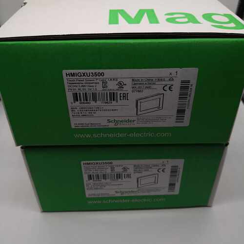 人机界面HMIGXU5500彩色10寸宽屏TFT内置USB通讯口32M内存原装
