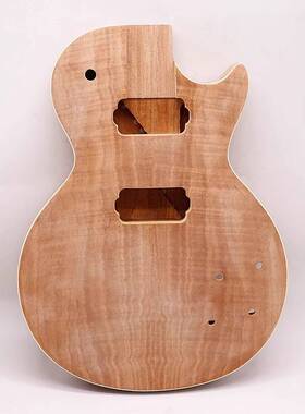 LP琴体虎纹包边琴身 DIY吉他改装琴体奥古木LP电吉他配件